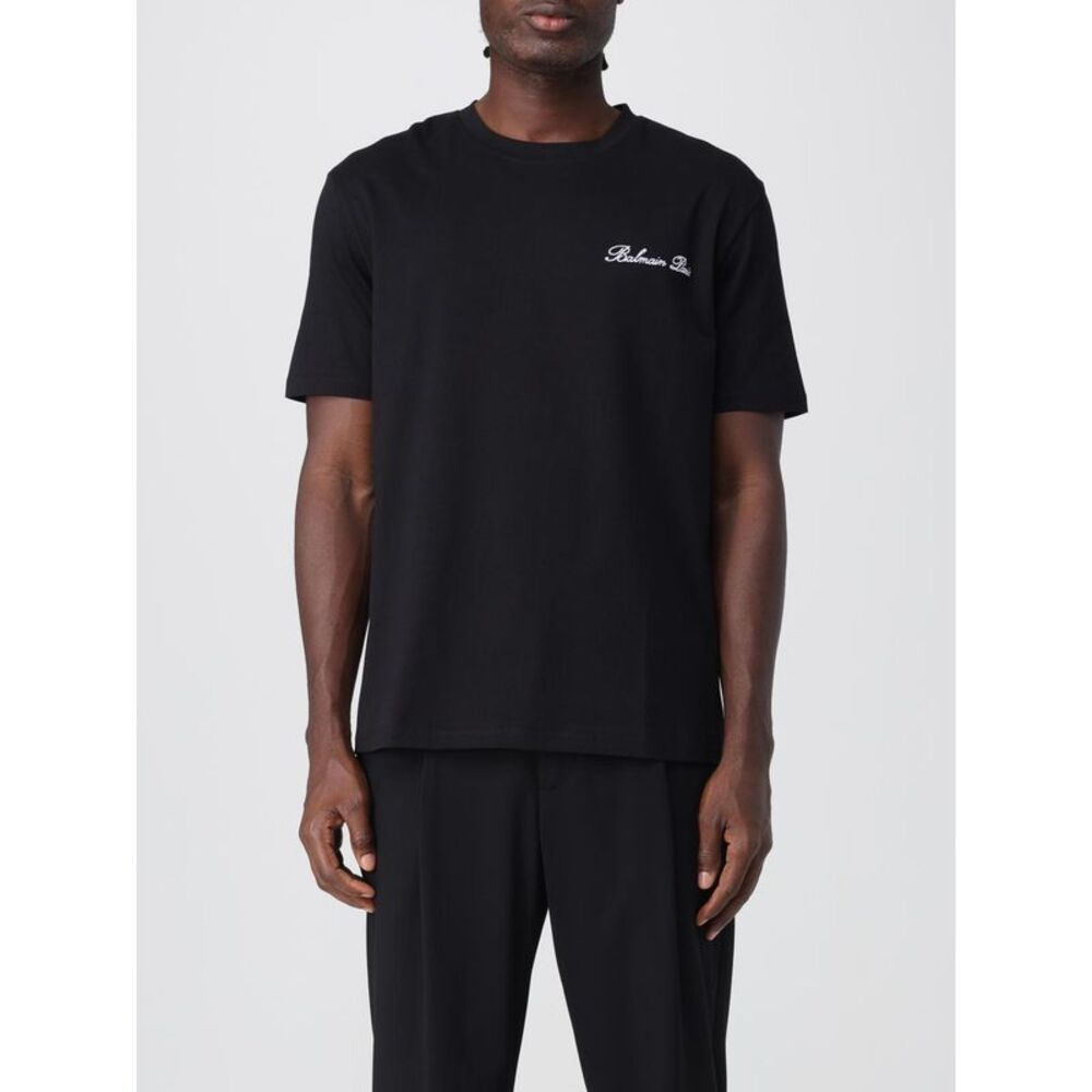 Balmain T-Shirt Men Black